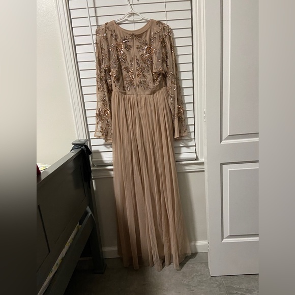 BOOHOO Pink/Beige Dress - Picture 5 of 7